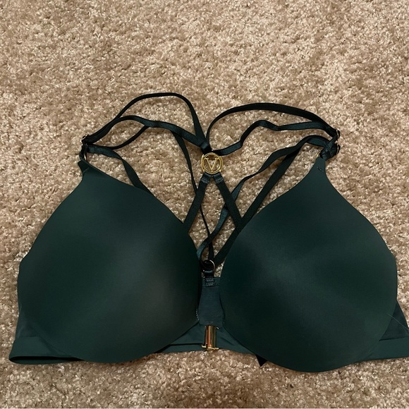 Victoria's Secret Uplift Plunge Front Close Strappy Bra - Picture 1 of 3